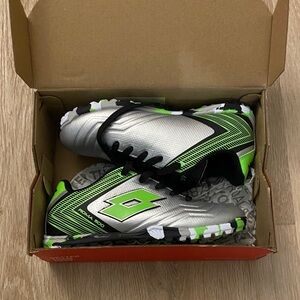 Lotto Kids Sneakers - Silver and Green